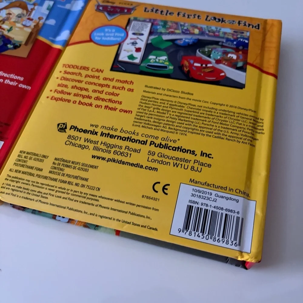 Little first look and find Pixar Disney Storybook Collection - 3 books